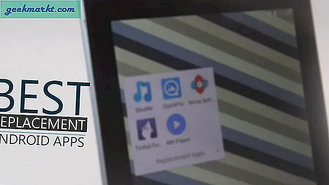 Ứng dụng thay thế tốt hơn cho Android (Bảng)