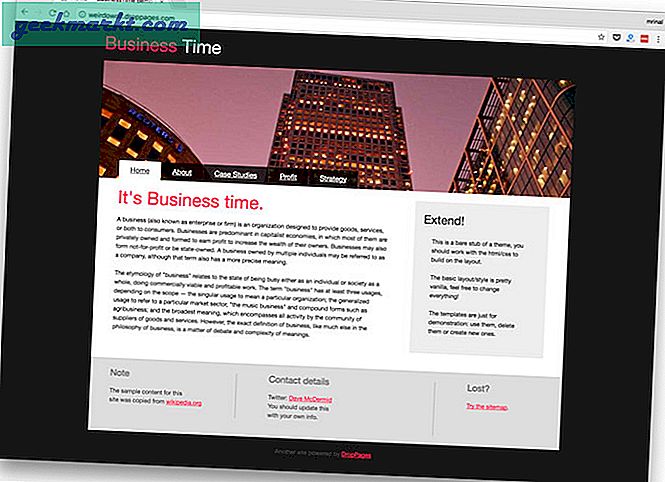 Cách sử dụng Dropbox để lưu trữ một trang web HTML đơn giản