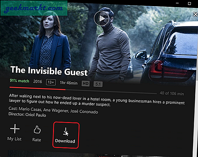 Cách tải phim Netflix xuống máy Mac