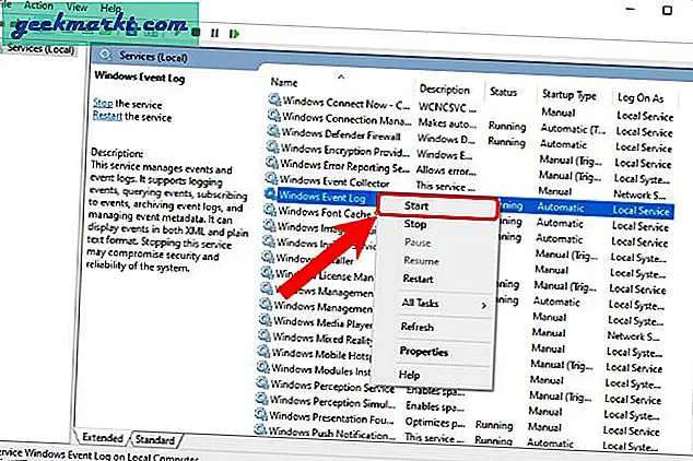 Nếu bạn đang gặp phải lỗi không thể sử dụng dịch vụ nhật ký sự kiện của Windows, thì đây là 6 cách khác nhau để khắc phục sự cố.