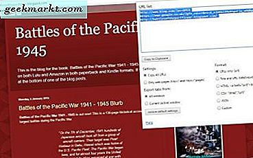 Cách sao chép nhanh nhiều URL trang trong Google Chrome, Firefox và Opera