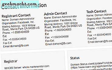 Làm thế nào để tìm ra ai sở hữu một trang web