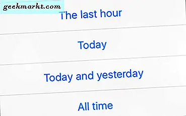 Cách xóa lịch sử trên iPhone