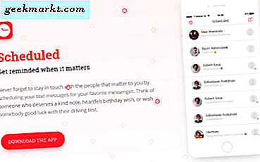 Cách lên lịch tin nhắn văn bản gửi sau