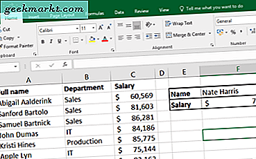 Cách sử dụng VLOOKUP trong Excel