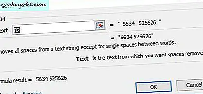 Cách xóa dấu cách trong Excel