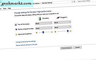 Cách giữ màn hình hiển thị trên Windows 10