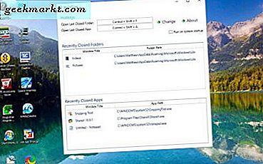 Cách mở lại các chương trình và thư mục đã đóng gần đây bằng phím nóng