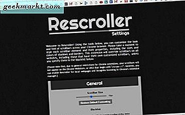 Cách tùy chỉnh thanh cuộn của Google Chrome