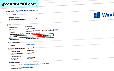 Cách kiểm tra xem Windows 10 có 32 hay 64 bit không