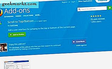 Cách tùy chỉnh thanh cuộn Firefox